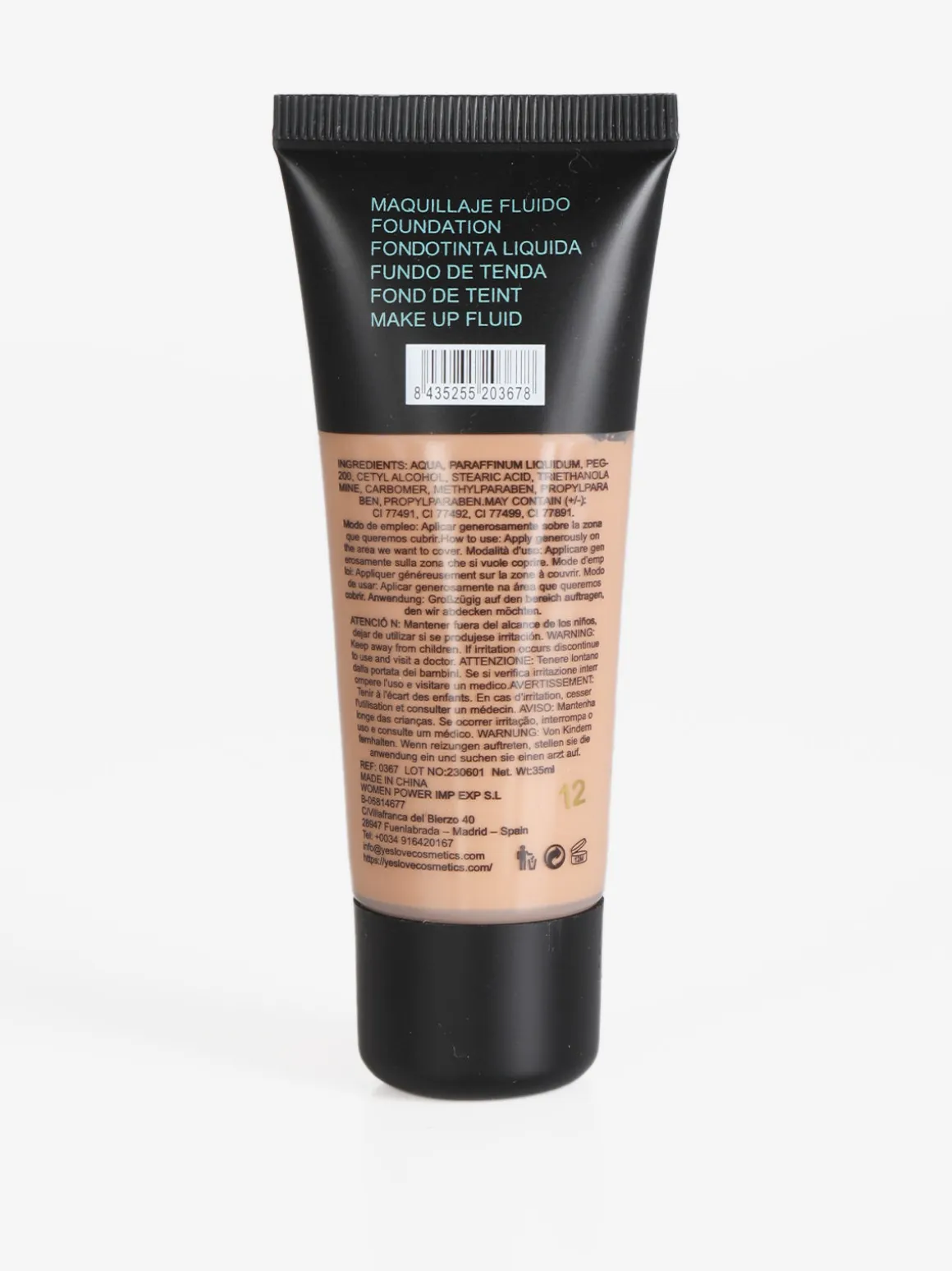 Yes Love Cosmetics Fondotinta liquido Fit me