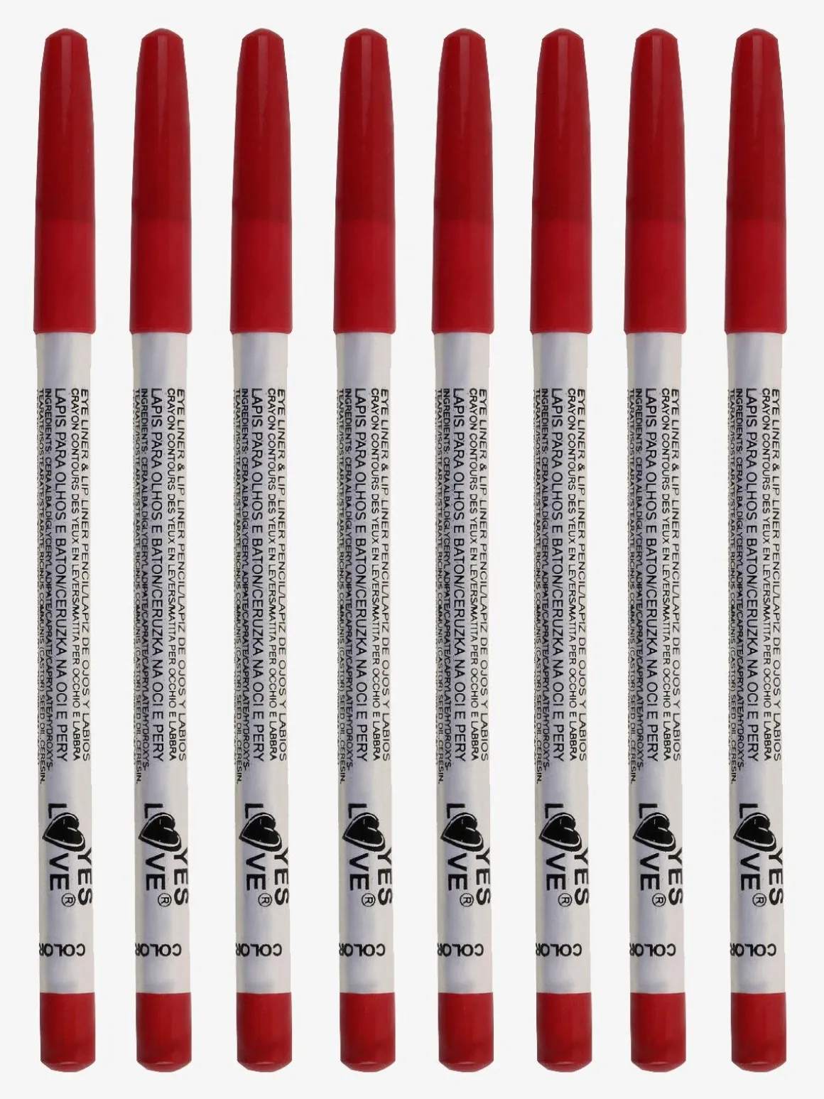 Yes Love Cosmetics Matita occhi labbra 8 pezzi
