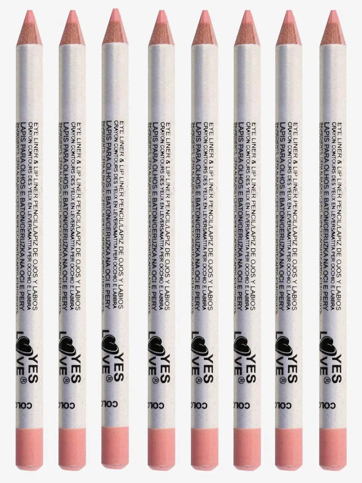 Yes Love Cosmetics Matita occhi labbra 8 pezzi