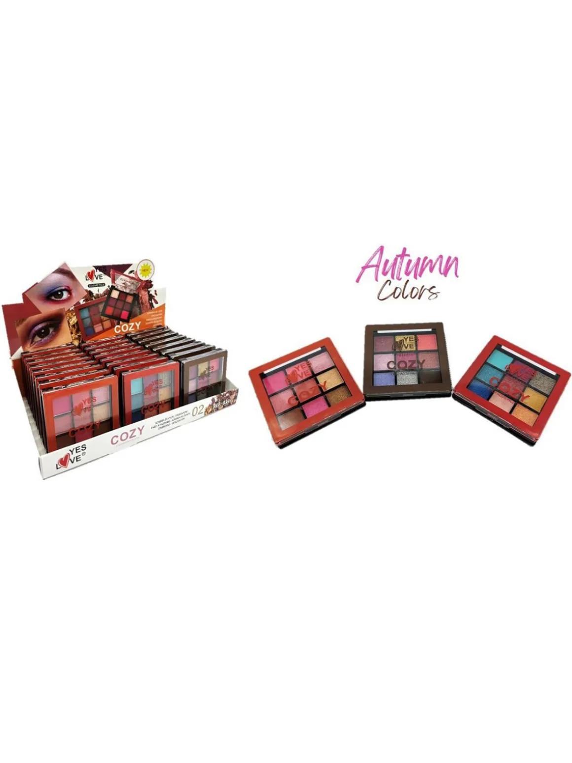 Yes Love Cosmetics Palette di 9 ombretti