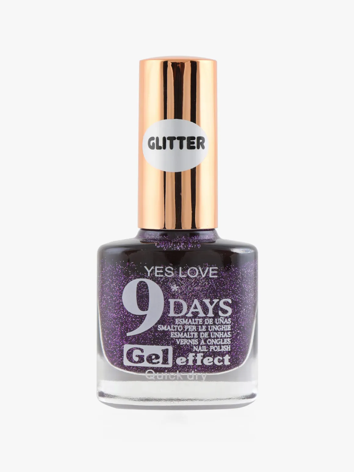 Yes Love Cosmetics Smalto con glitter effetto gel