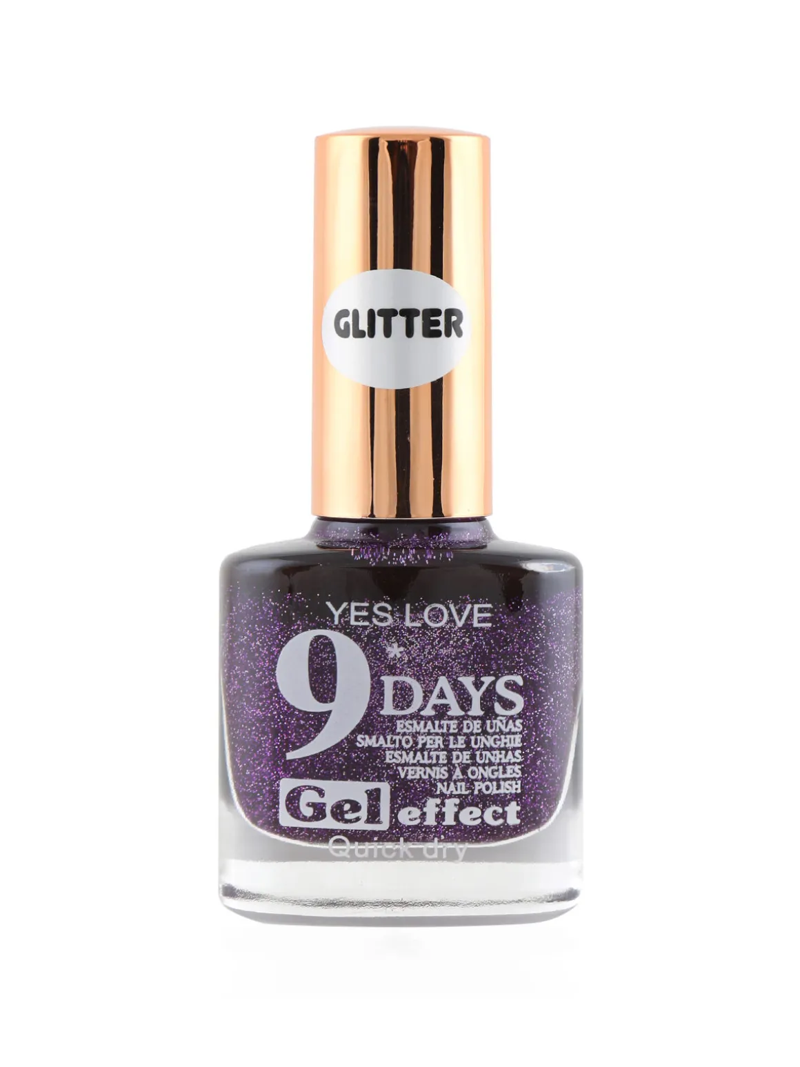 Yes Love Cosmetics Smalto con glitter effetto gel
