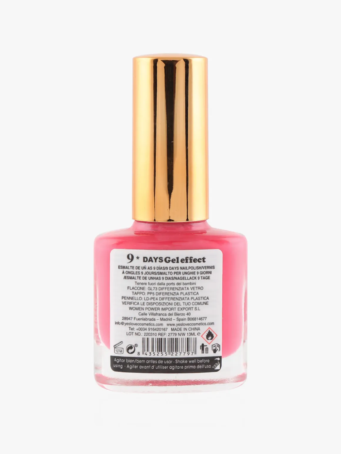 Yes Love Cosmetics Smalto unghie a lunga durata