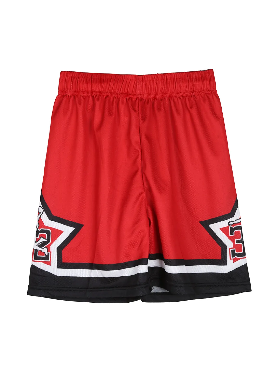 Yi Boy Completo corto da bambino con canotta sportiva e bermuda - rosso