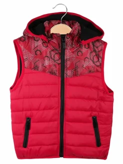 Yi Boy Gilet imbottito da bambino con cappuccio