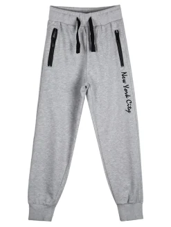 Yi Boy Pantaloni tuta da bambino con polsini - grigio