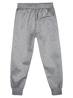 Yi Boy Pantaloni tuta da bambino con polsini e coulisse - grigio