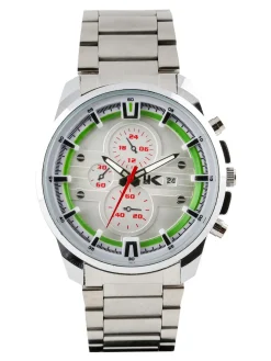 Y&K Orologio con datario movimento al quarzo