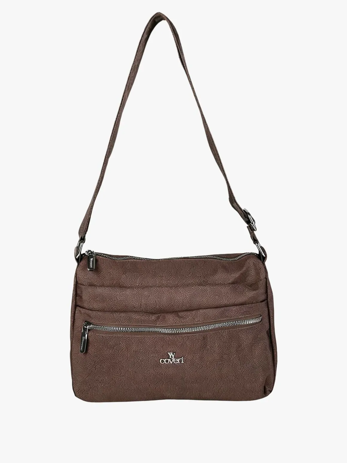 You Young Coveri Borsa a tracolla da donna in nylon - moro