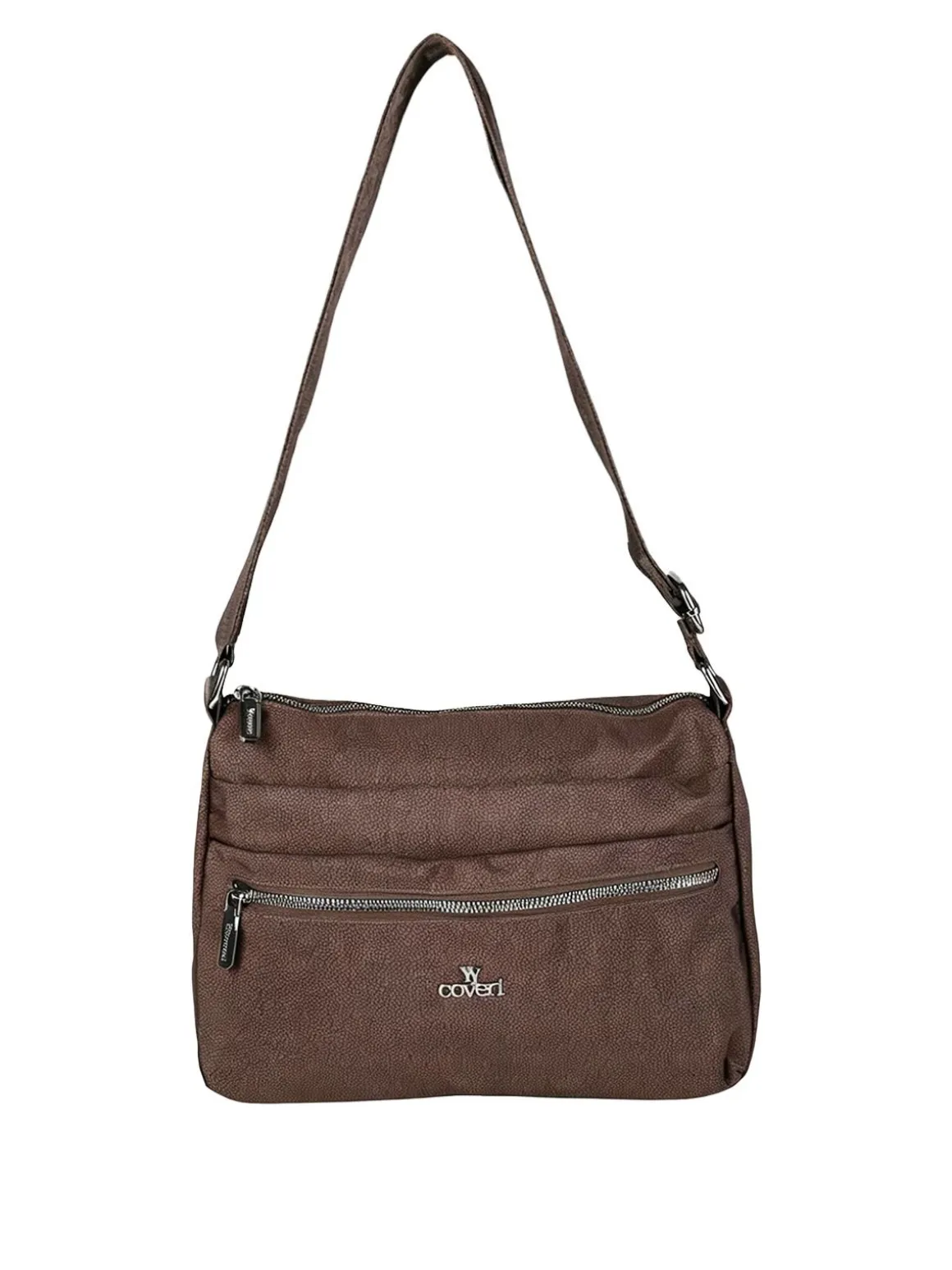 You Young Coveri Borsa a tracolla da donna in nylon - moro