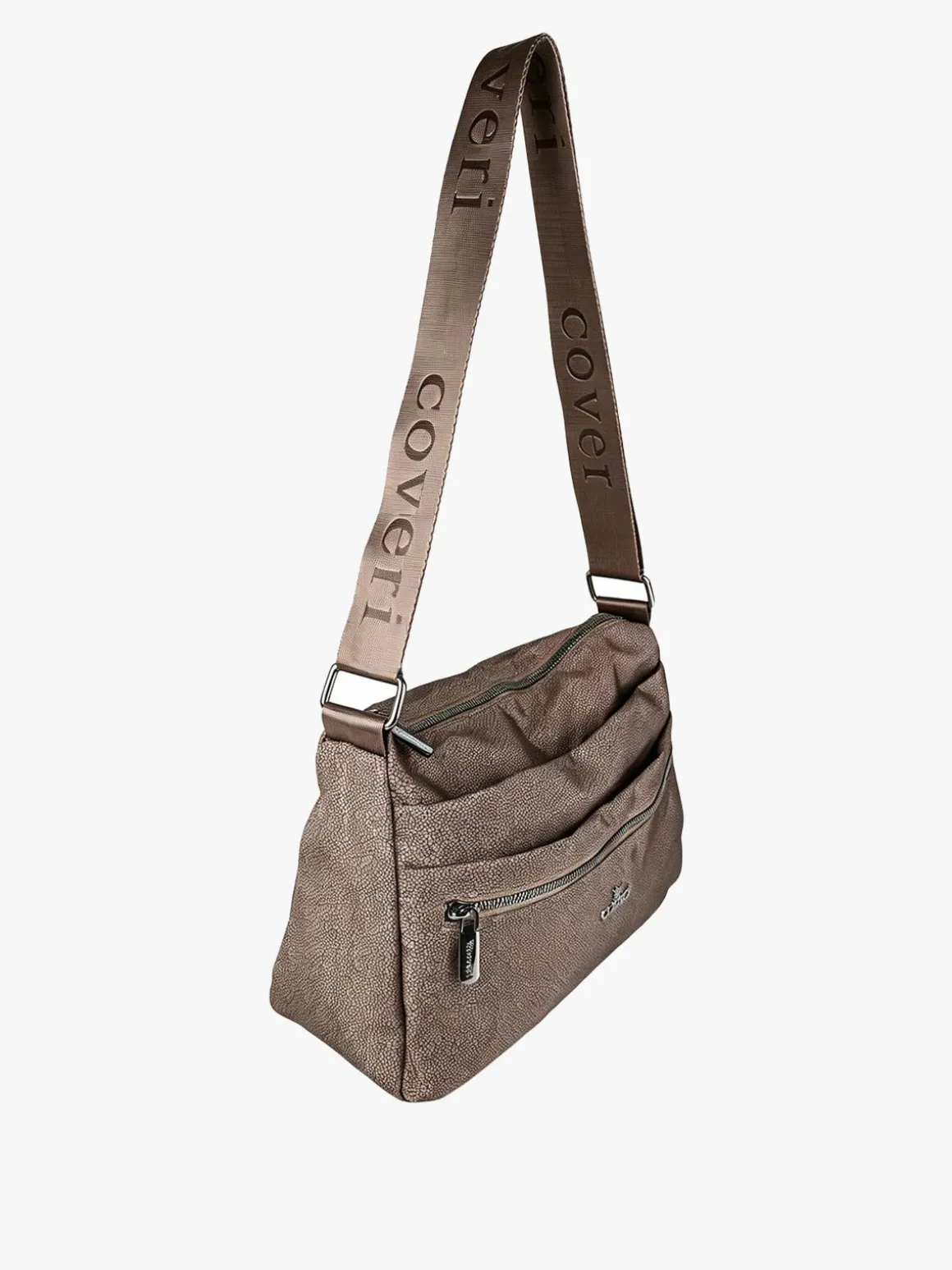 You Young Coveri Borsa a tracolla da donna in nylon - taupe