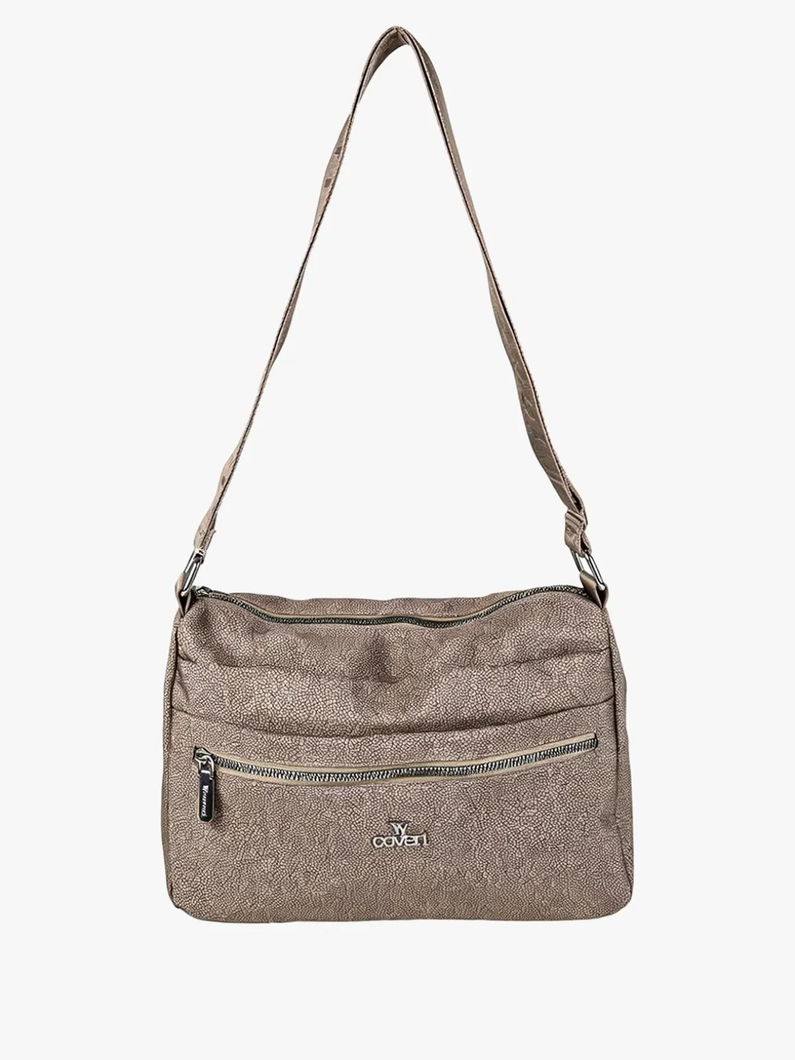 You Young Coveri Borsa a tracolla da donna in nylon - taupe