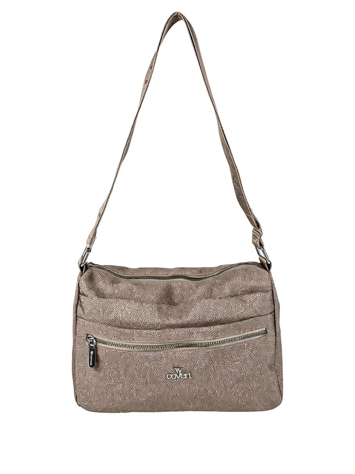 You Young Coveri Borsa a tracolla da donna in nylon - taupe