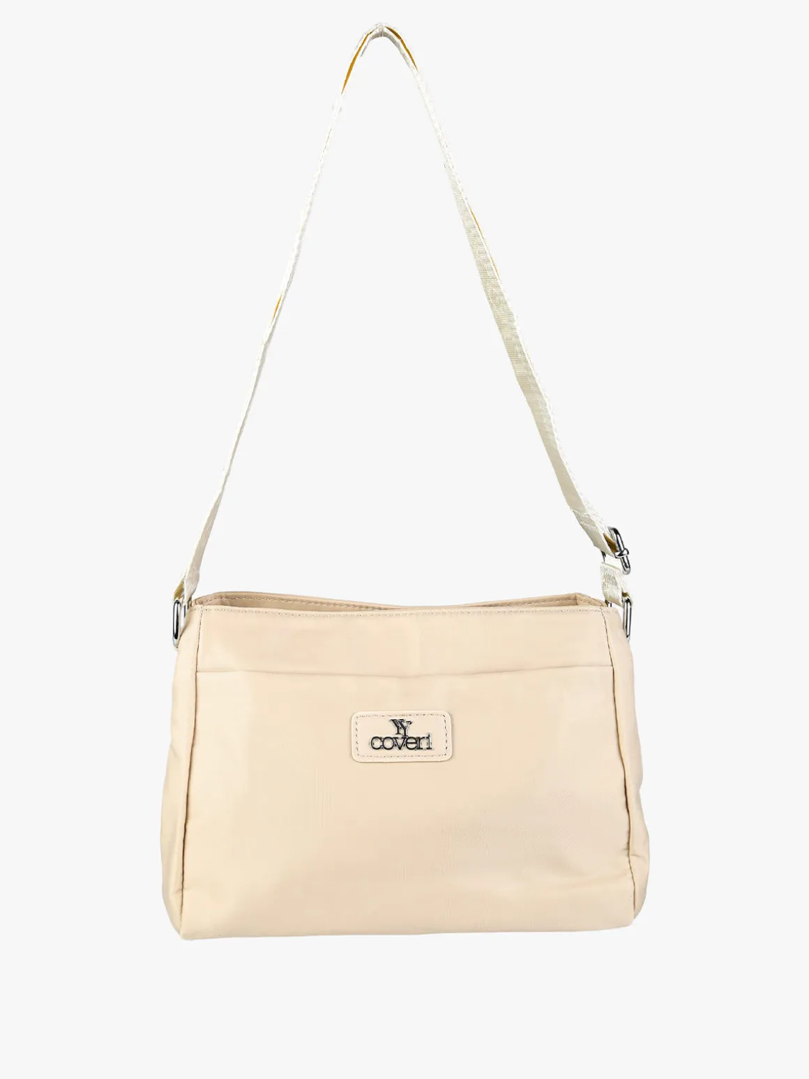 You Young Coveri Borsa a tracolla da donna in nylon - beige