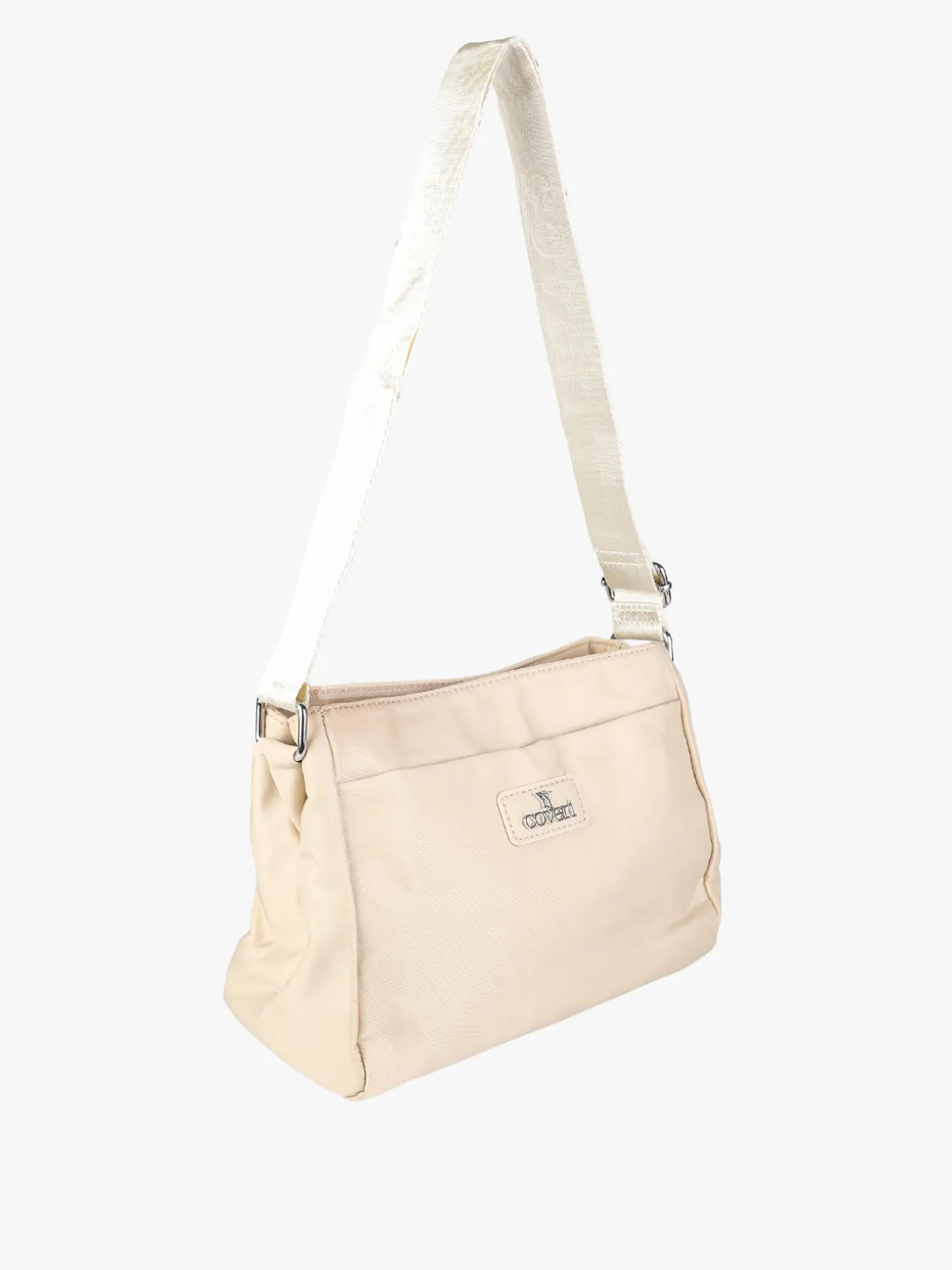 You Young Coveri Borsa a tracolla da donna in nylon - beige