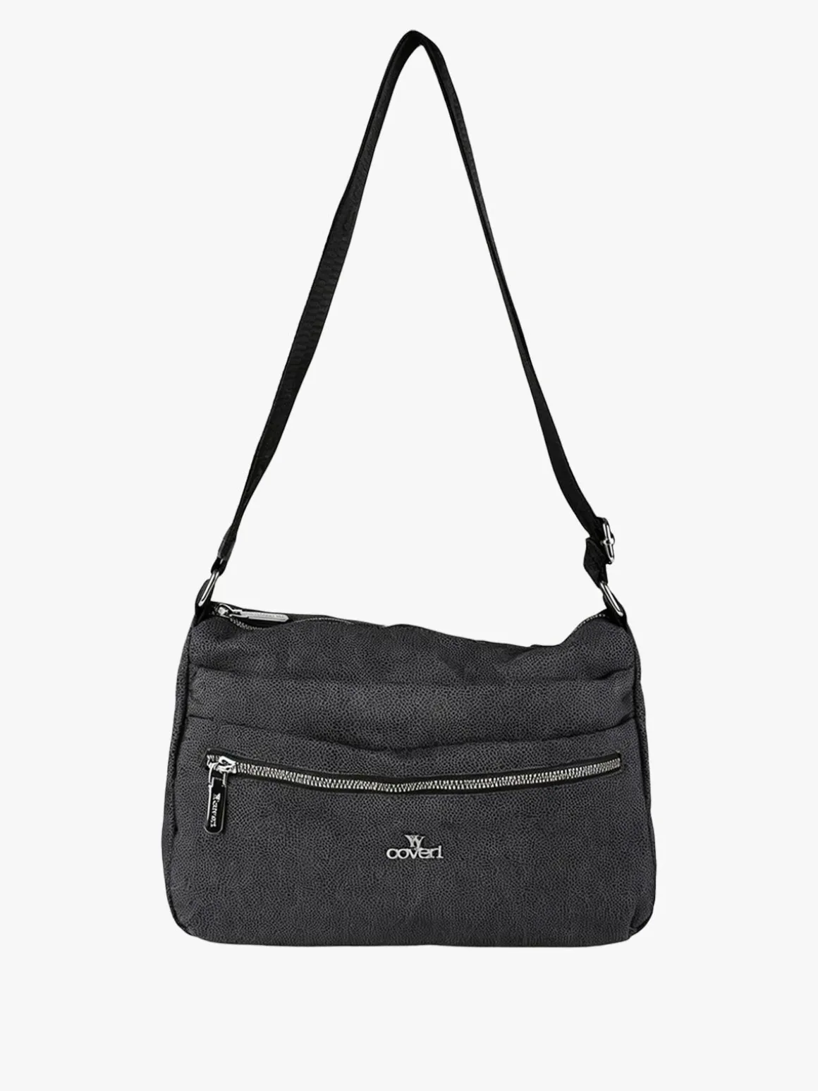 You Young Coveri Borsa a tracolla da donna in nylon - nero
