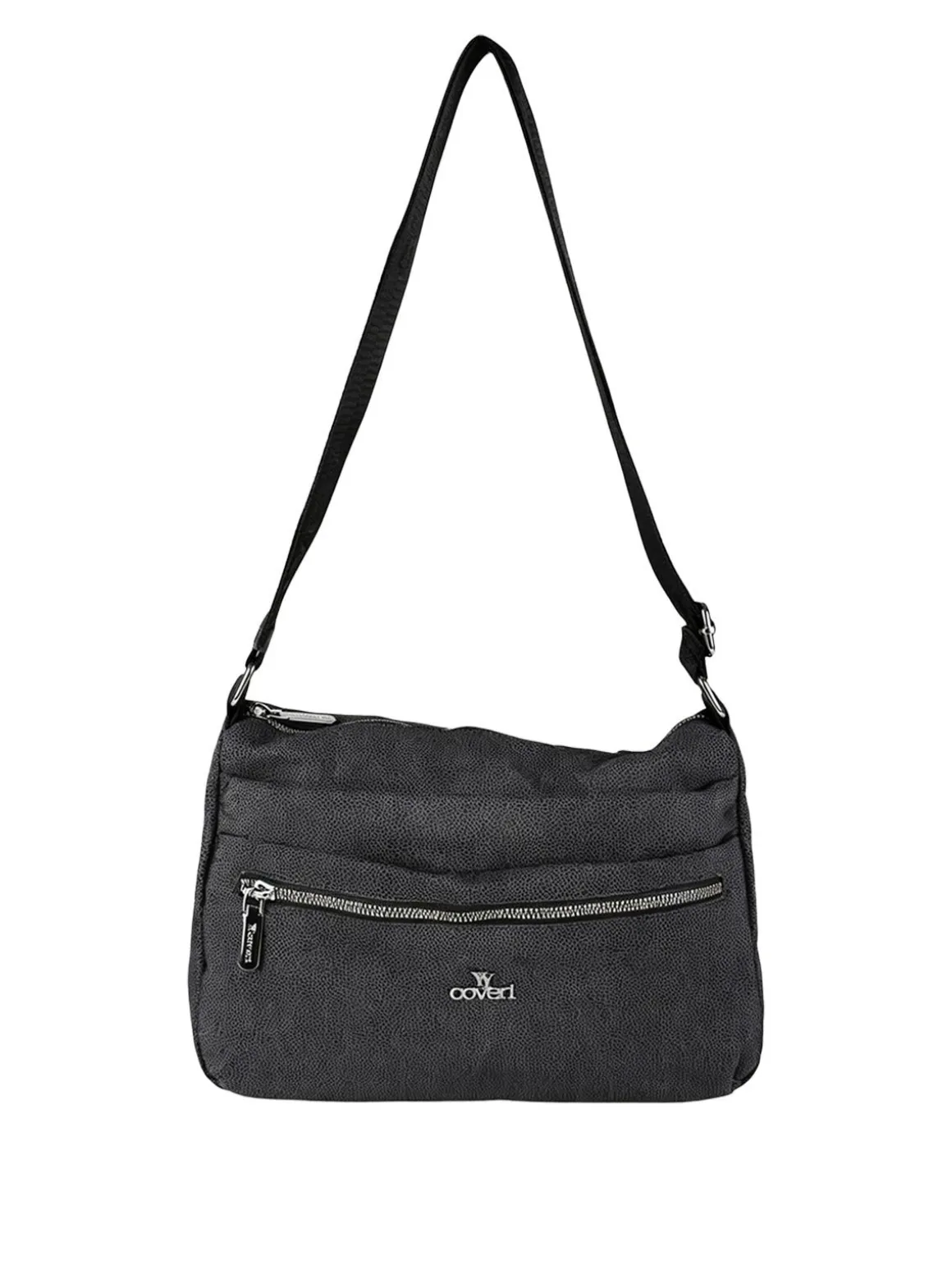 You Young Coveri Borsa a tracolla da donna in nylon - nero