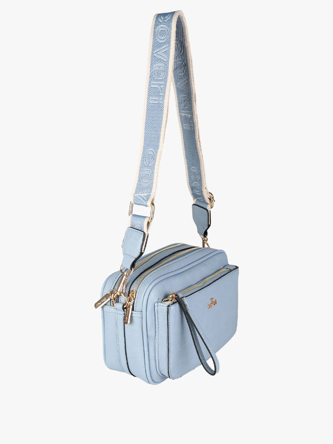 You Young Coveri Borsa a tracolla da donna in ecopelle - azzurro