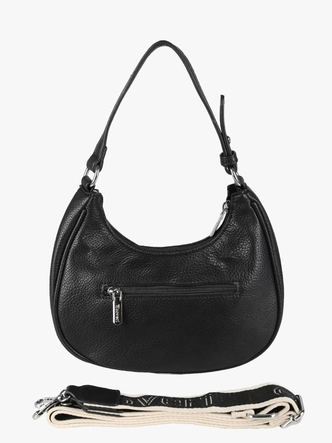 You Young Coveri Borsa donna mini hobo in ecopelle - nero