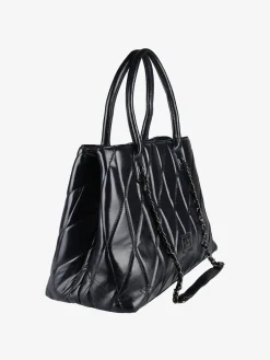 You Young Coveri Borsa donna trapuntata con doppi manici - blu scuro