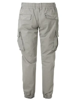 Zeta Pantaloni cargo da uomo con coulisse - grigio chiaro